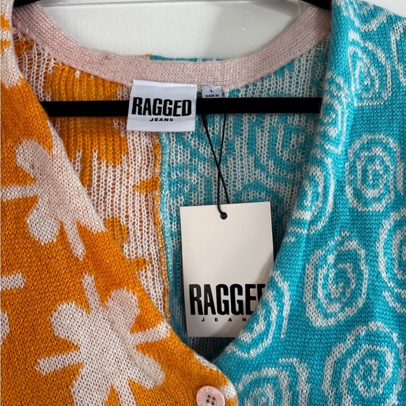 The Ragged Priest Multicolor Patchwork Sweater - Picture 4 of 4